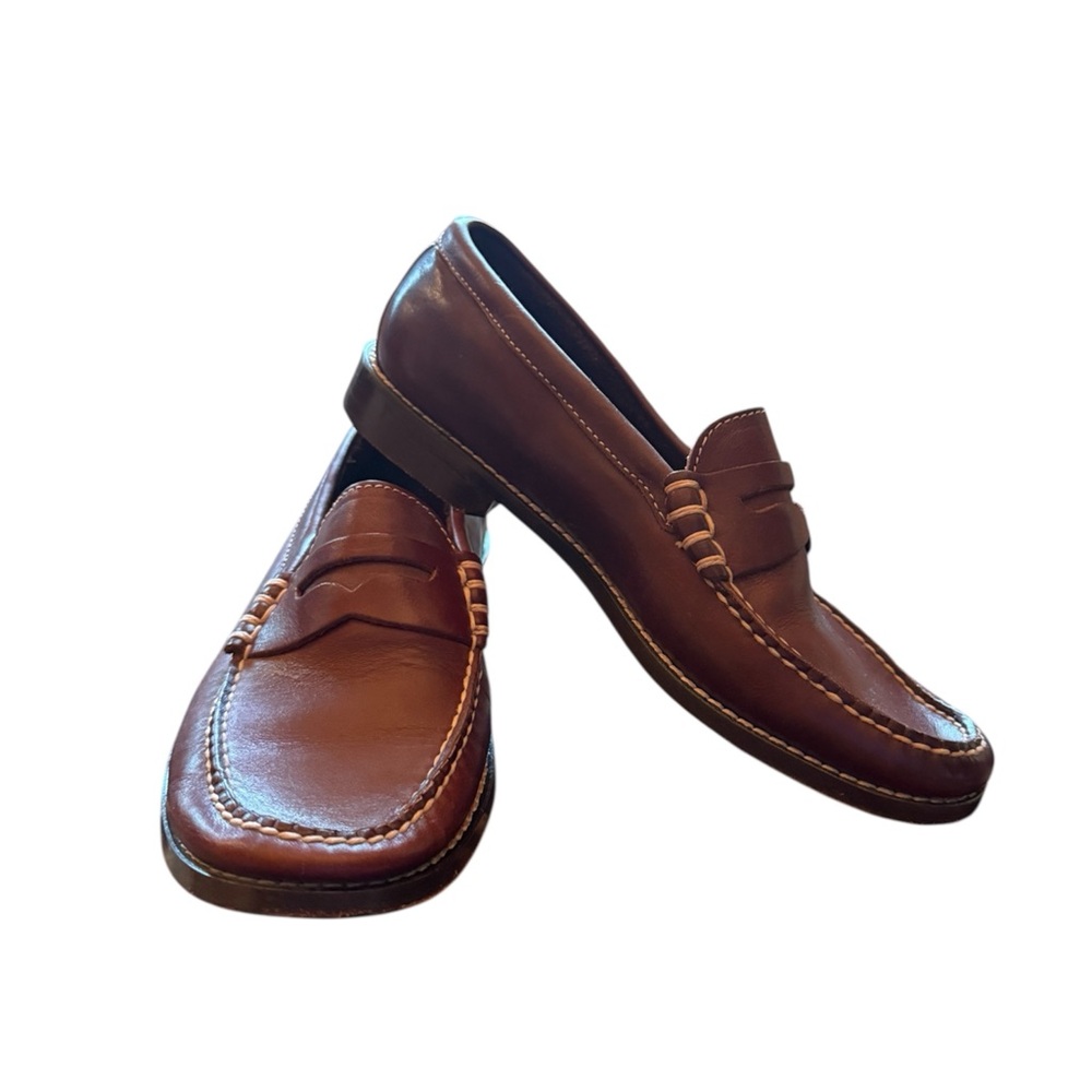 COLE HAAN Classic Brown Leather Loafers - Sz 8.5